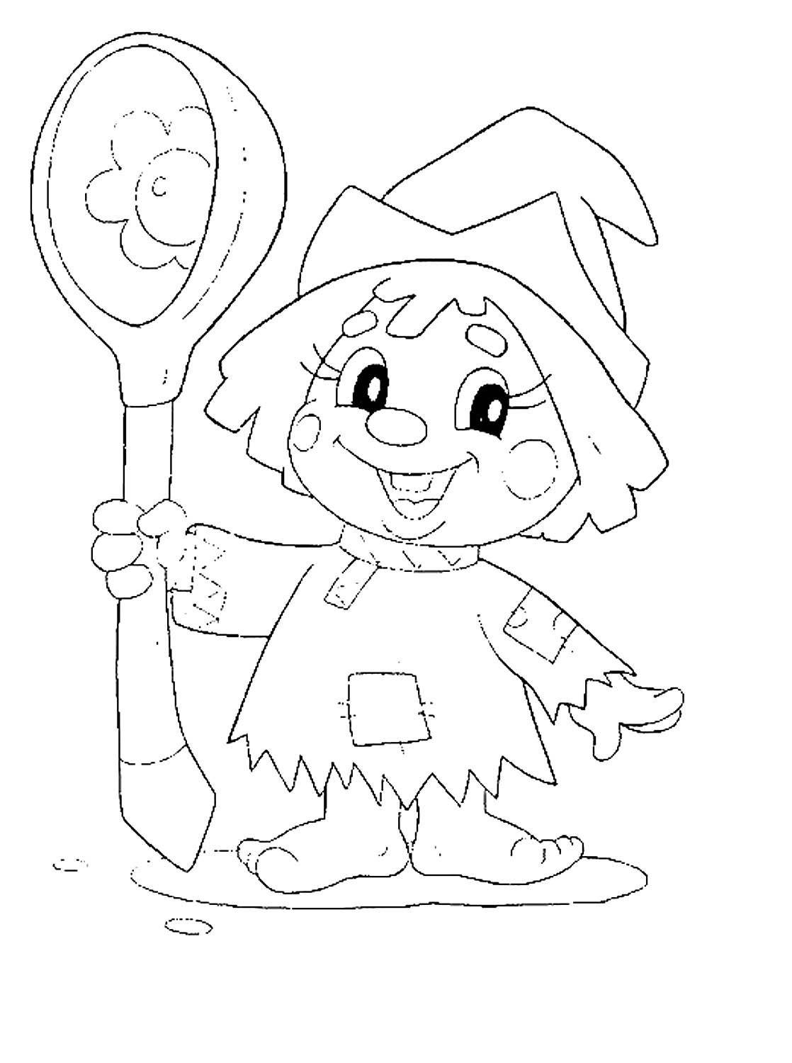 Раскраска. Заюшкина избушка