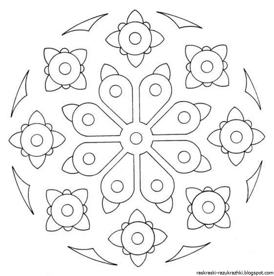 Рисование мандал для детей
