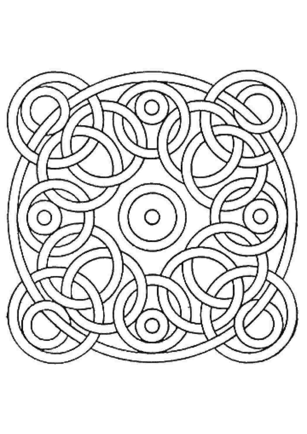 Орнамент из геометрических фигур