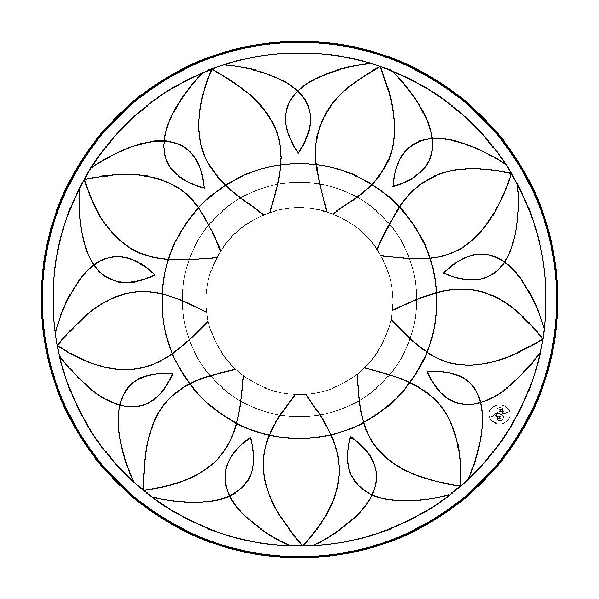 Мандала круг