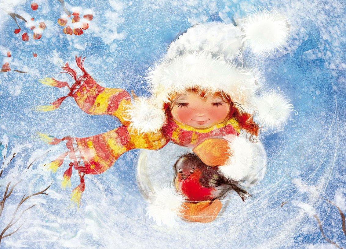 Виктор Цыганов художник зима