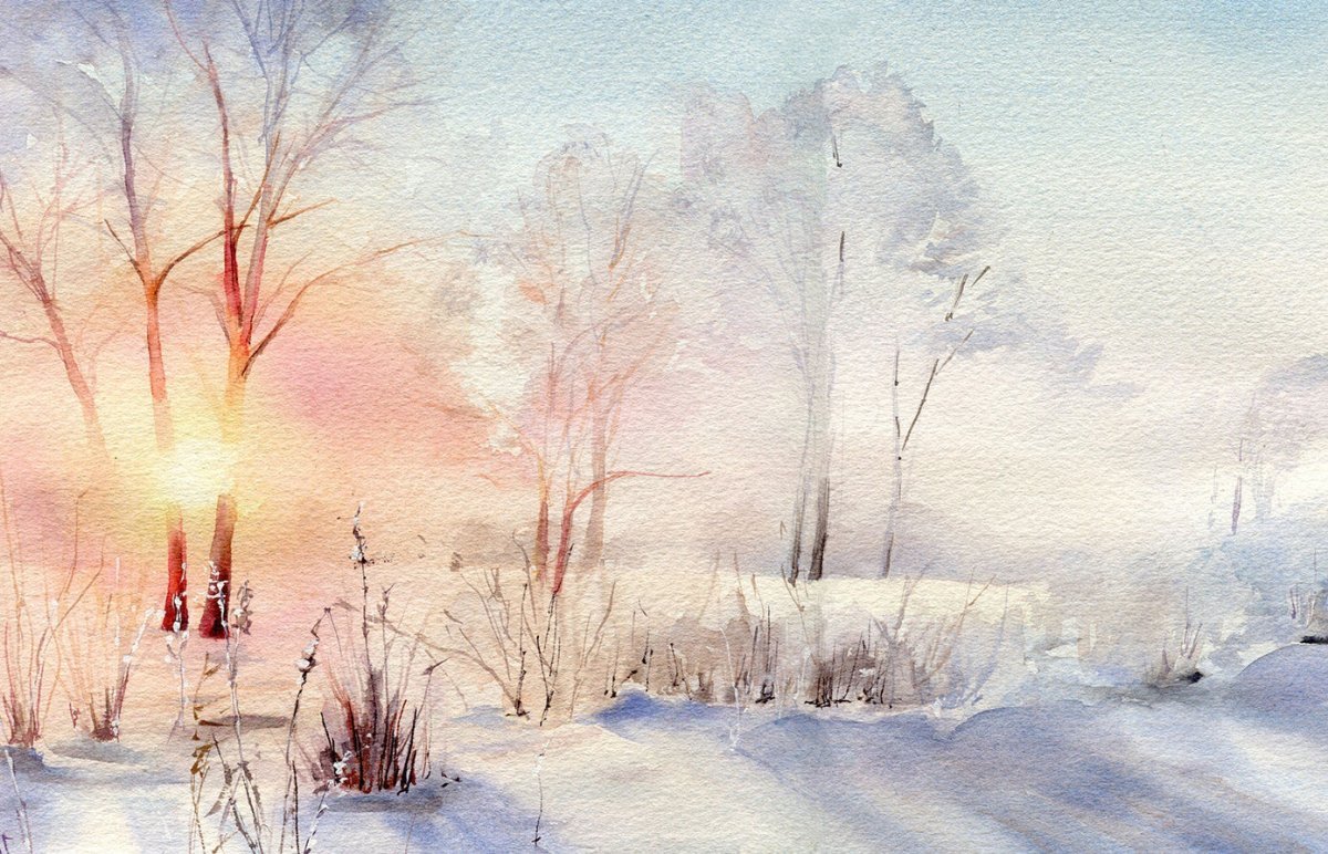 Зимние пейзажи/художник Сычев Алексей Владимирович