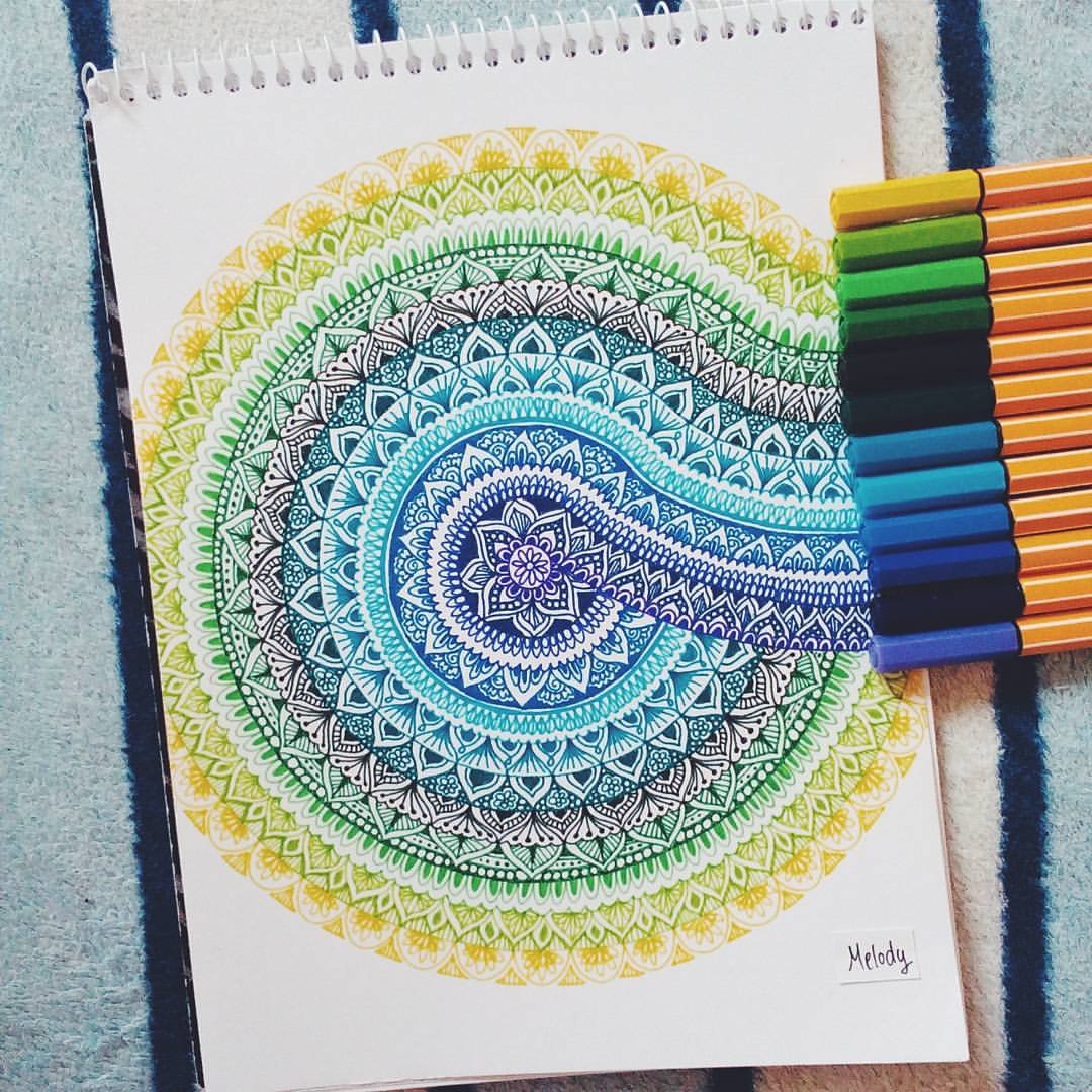 Раскраска для капиллярных ручек