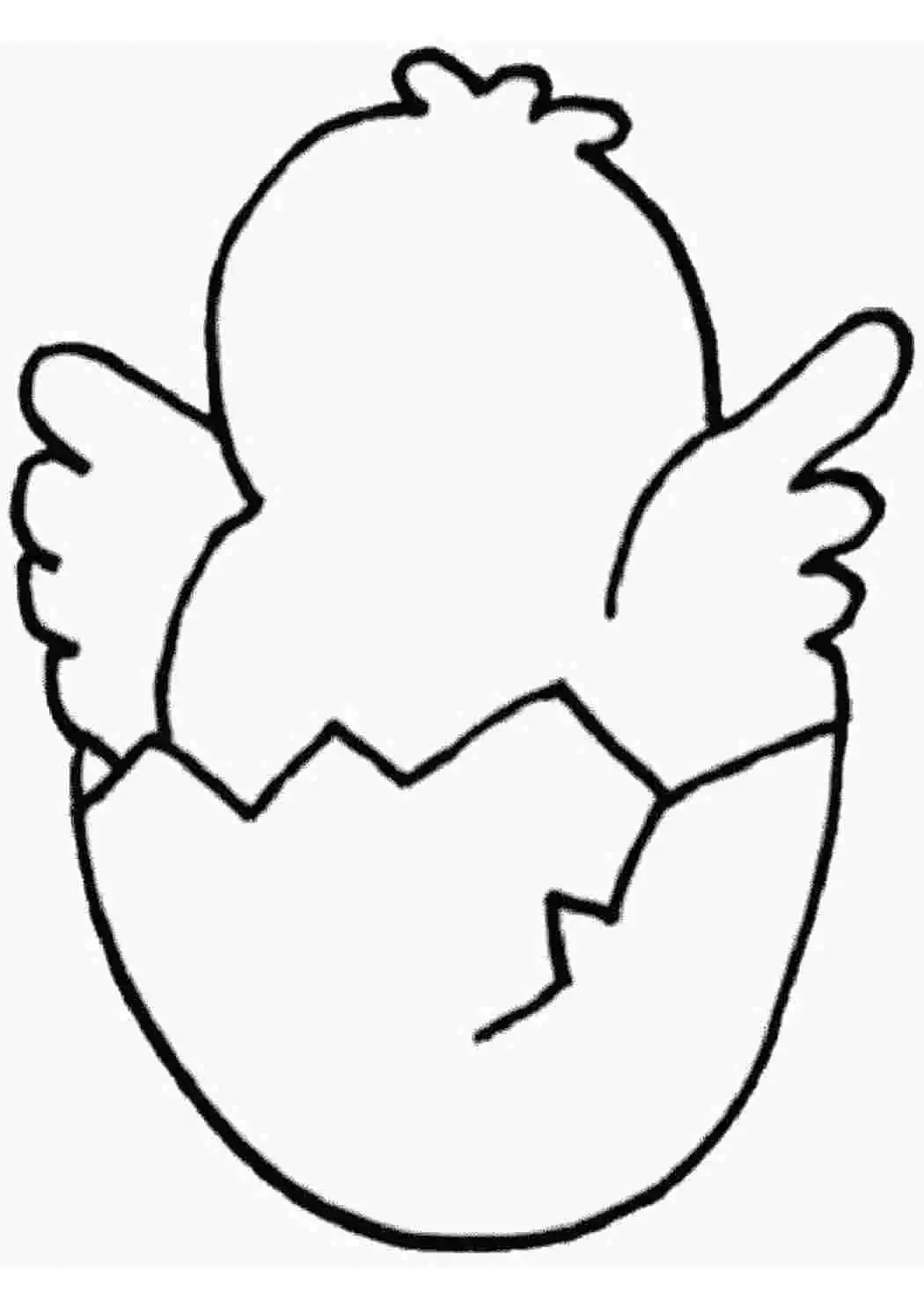 Чуковский цыпленок раскраска