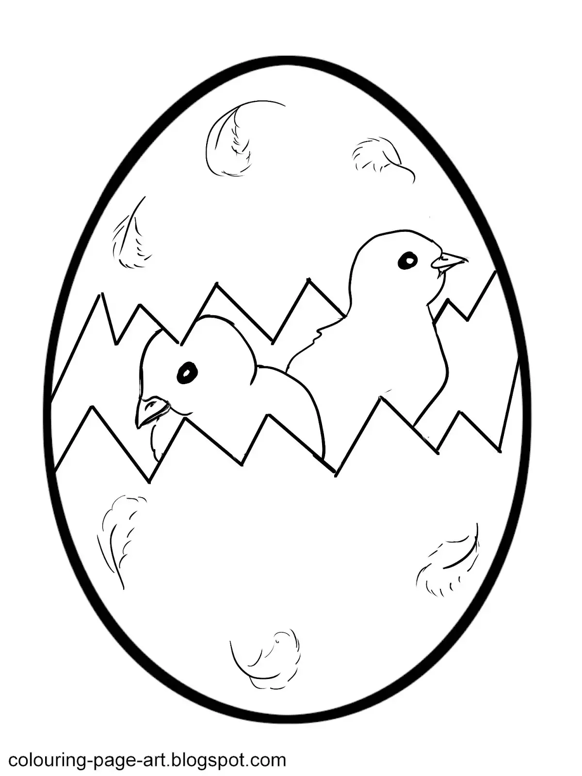 Цыпленок. Раскраски