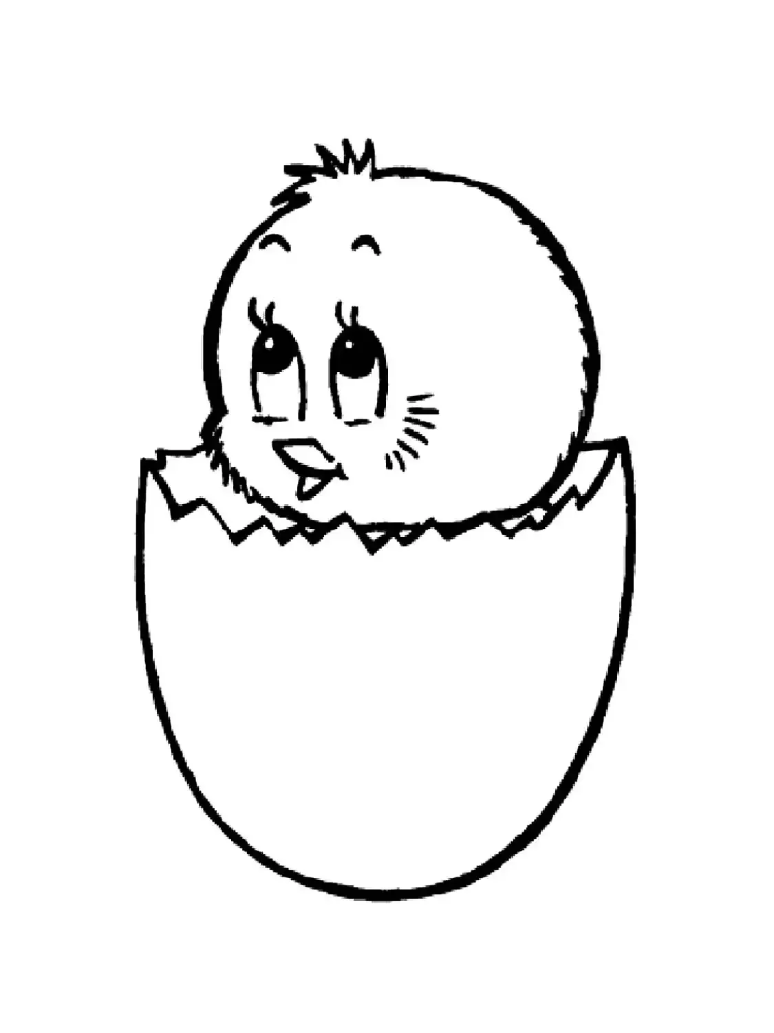 Раскраски балет невылупившихся цыплят