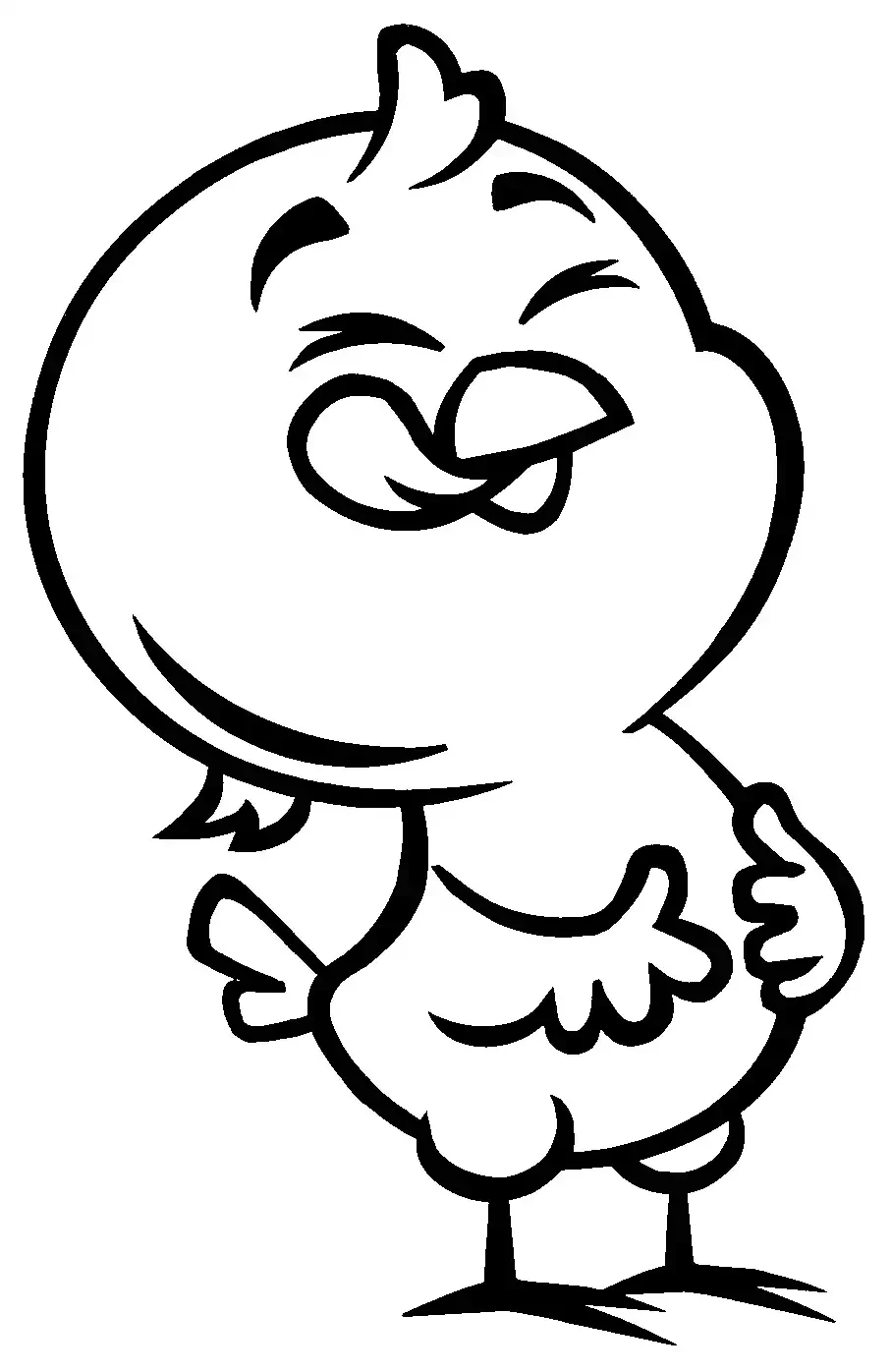 Цыпленок. Раскраски