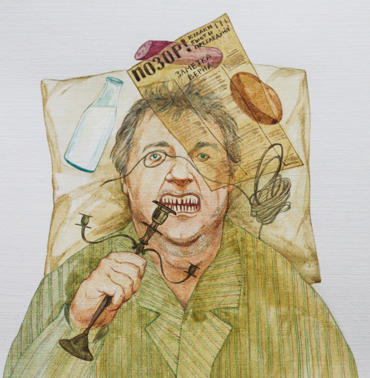Даниил Хармс портрет рисунок