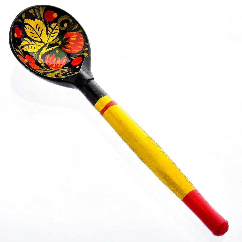 Ложка Хохлома для раскрашивания