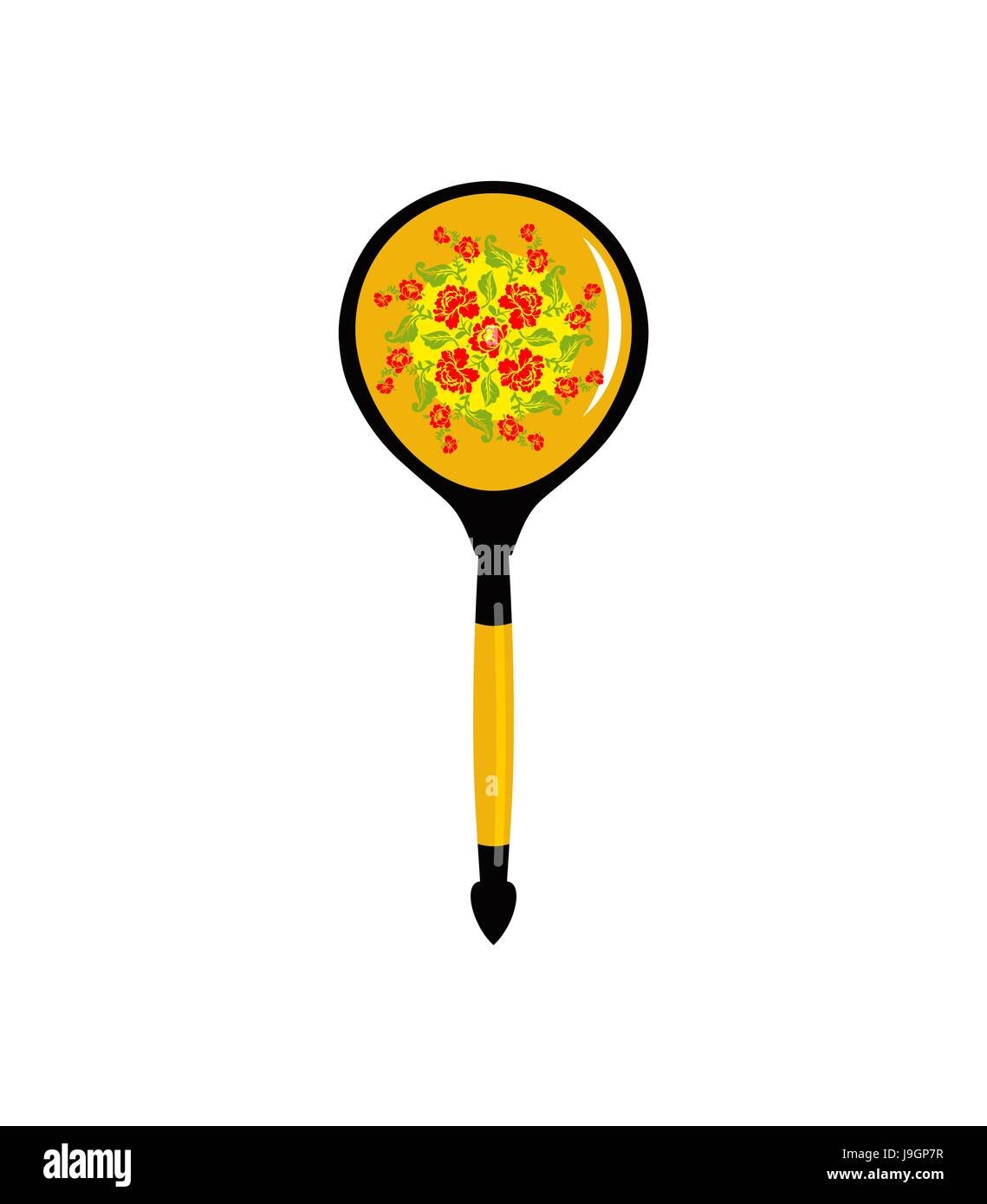 Хохломская ложка раскраска