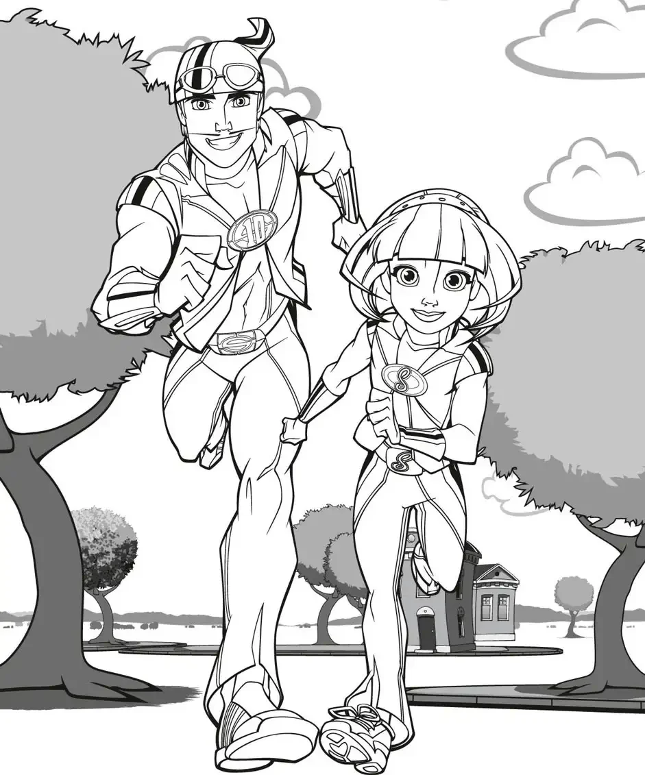 Раскраски Лентяево Стефани