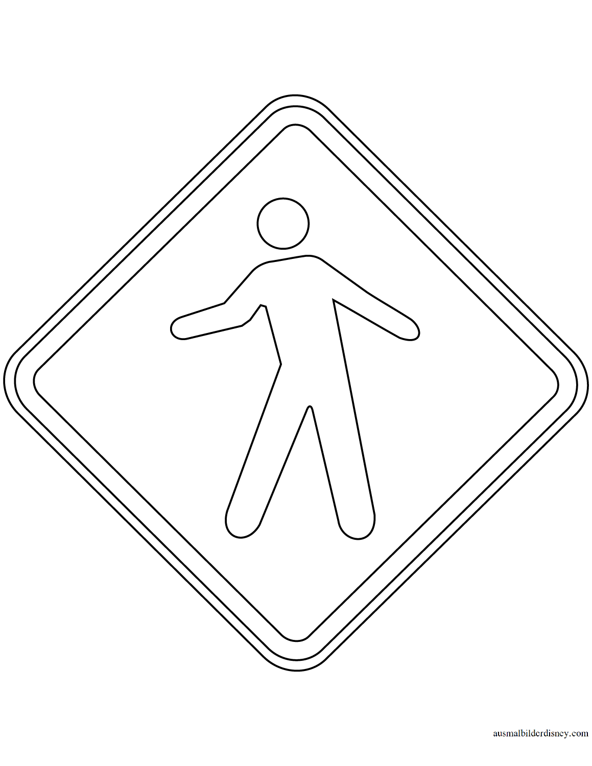 Дорожные знаки раскраска для детей