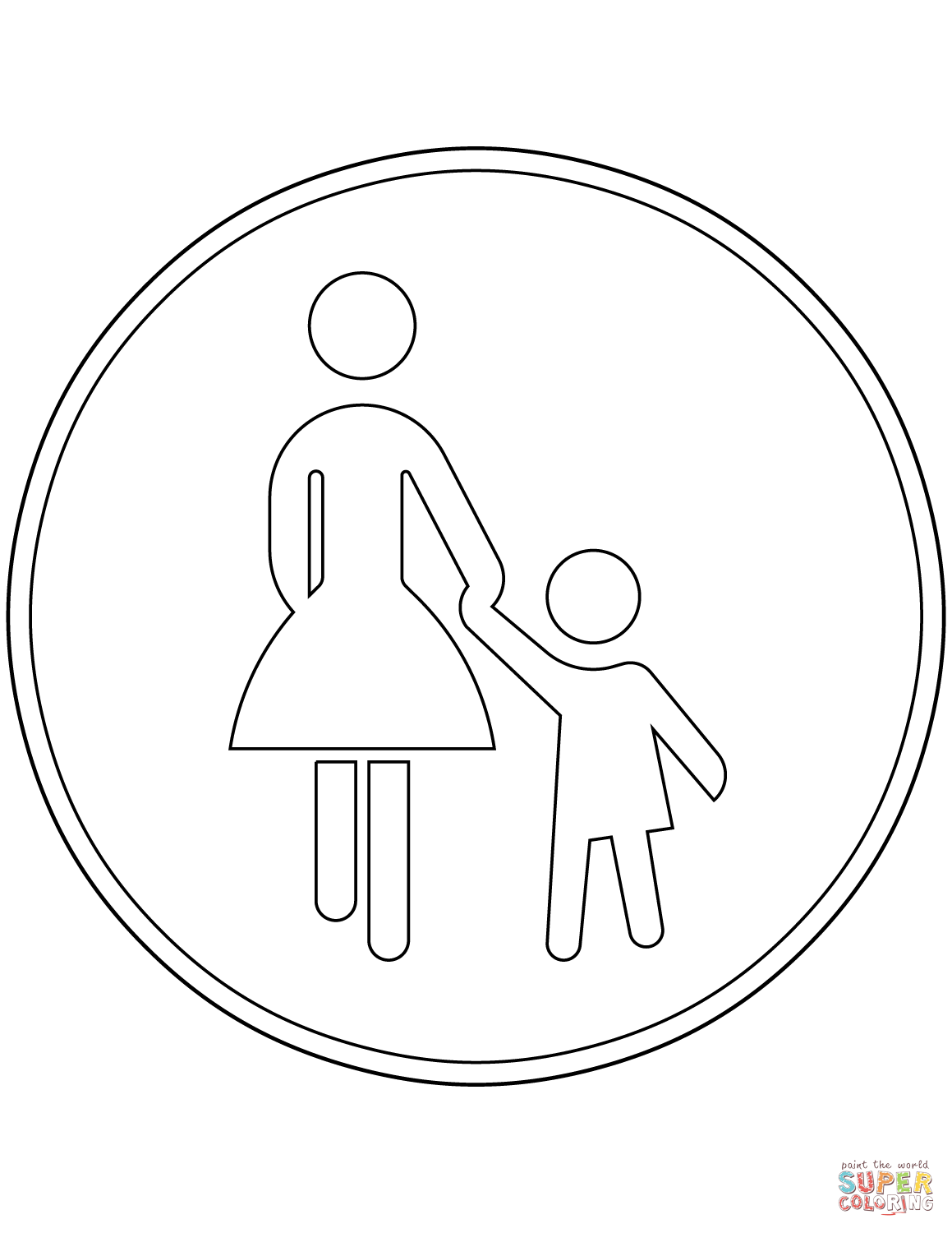 Дорожные знаки раскраска для детей