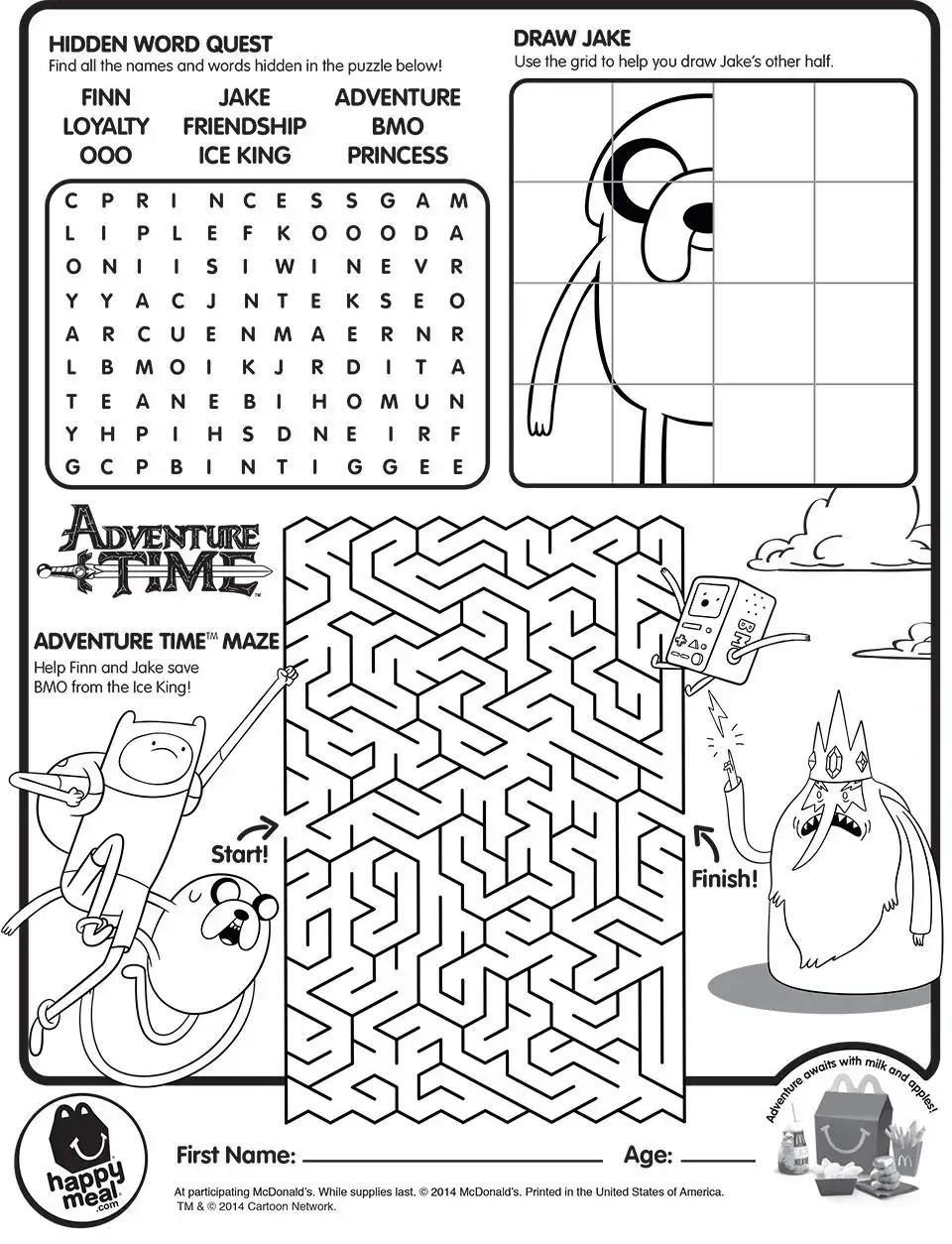 Раскраска еда