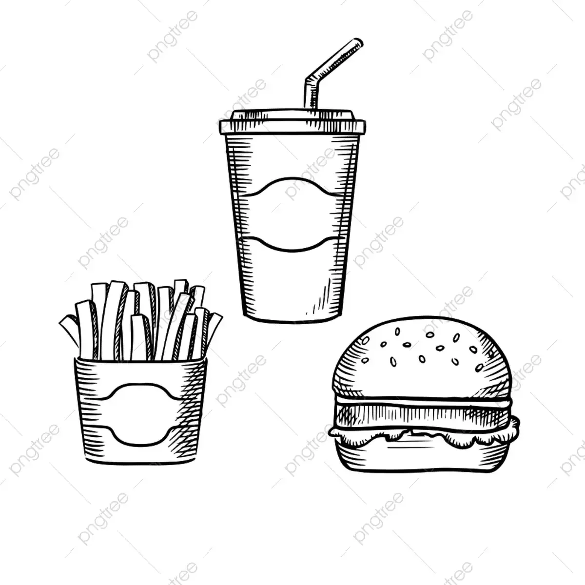 Раскраски маленькие еда