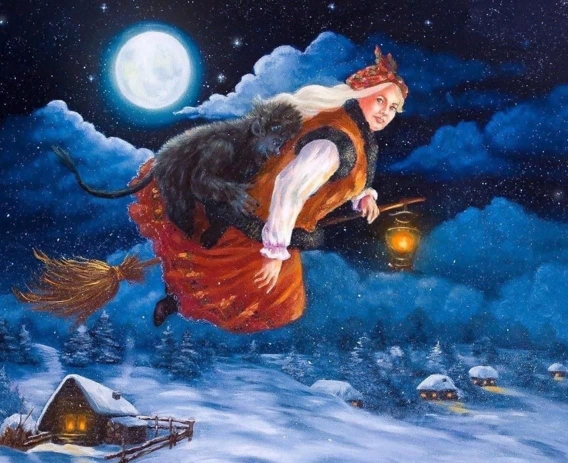 Солоха это ведьма? Гоголь ночь перед Рождеством