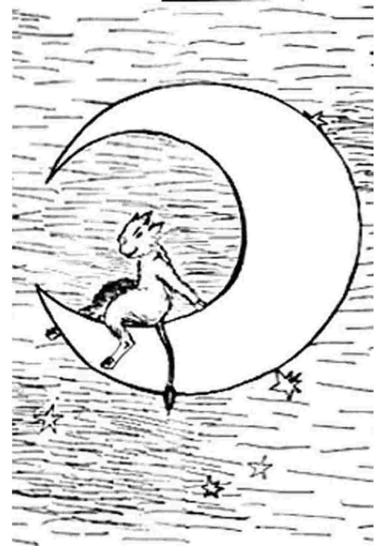 Ночь перед Рождеством раскраска