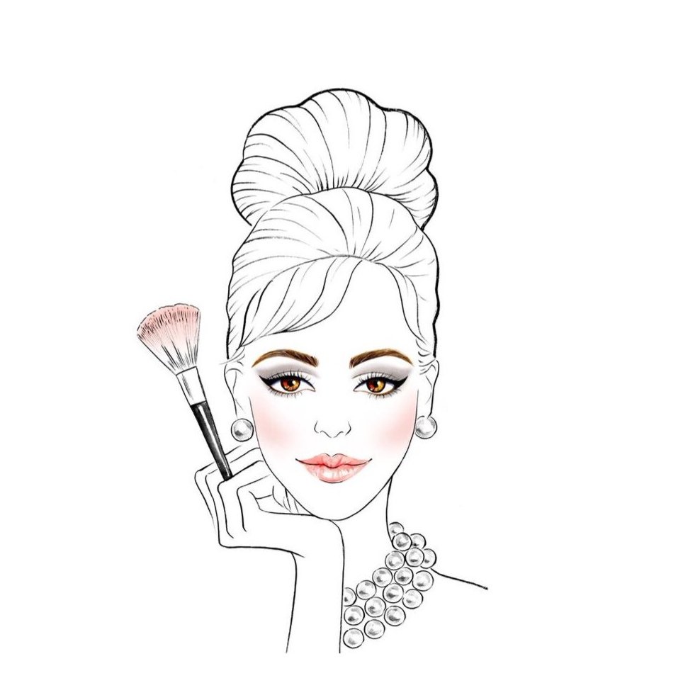 Стилист визажист рисунок
