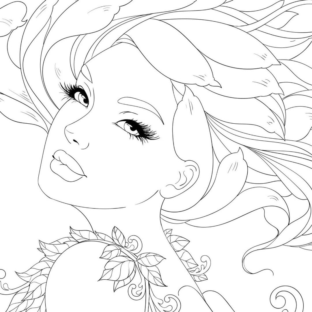 Раскраска макияж для девочек