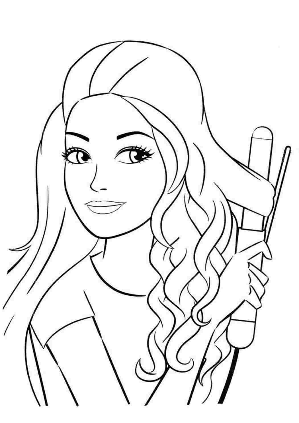 Раскраски девушки