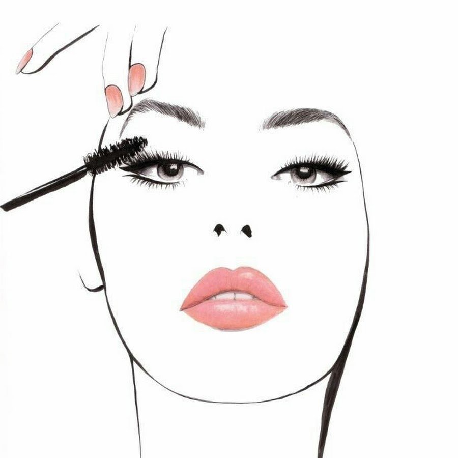 Брови на белом фоне