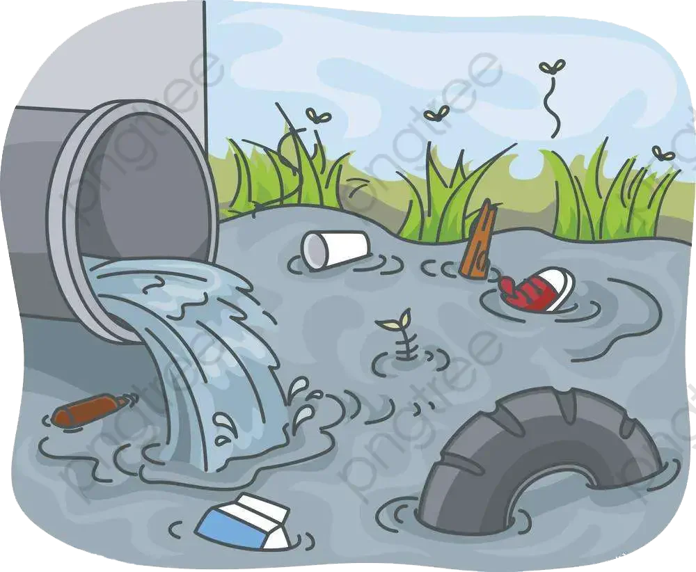 Загрязнение воды для детей