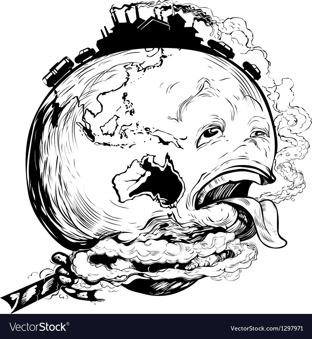 Земля графический рисунок