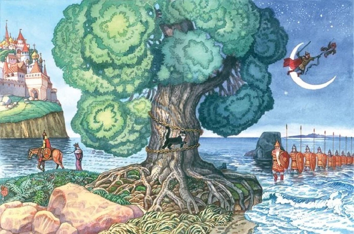 Иллюстрации природы по пушкину