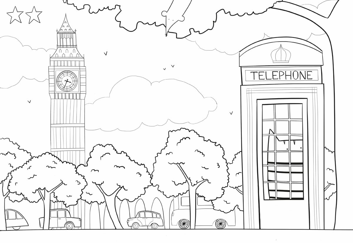 Италия раскраска для детей