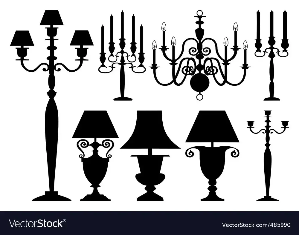 Светильник вектор