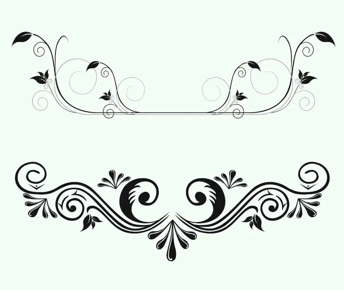 Узоры для оформления векторные