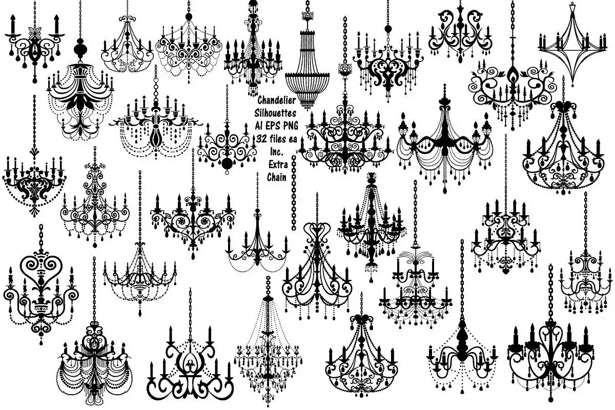 Люстра вектор