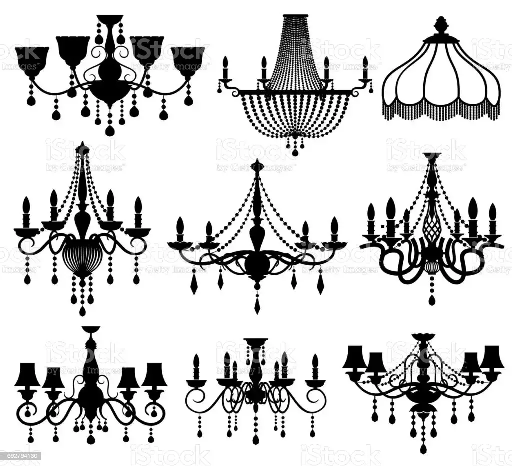 Люстра векторные изображения