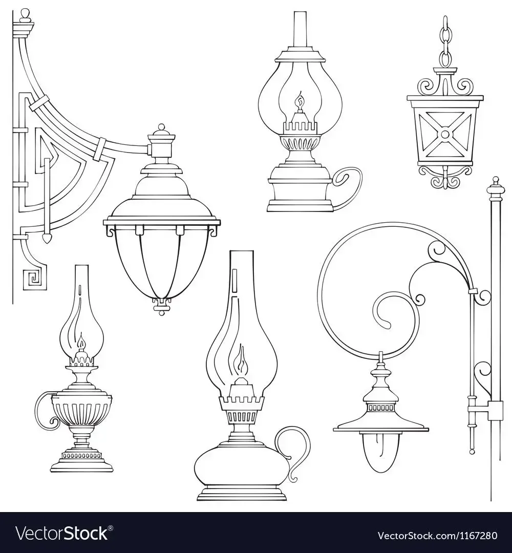 Лампа стилизация