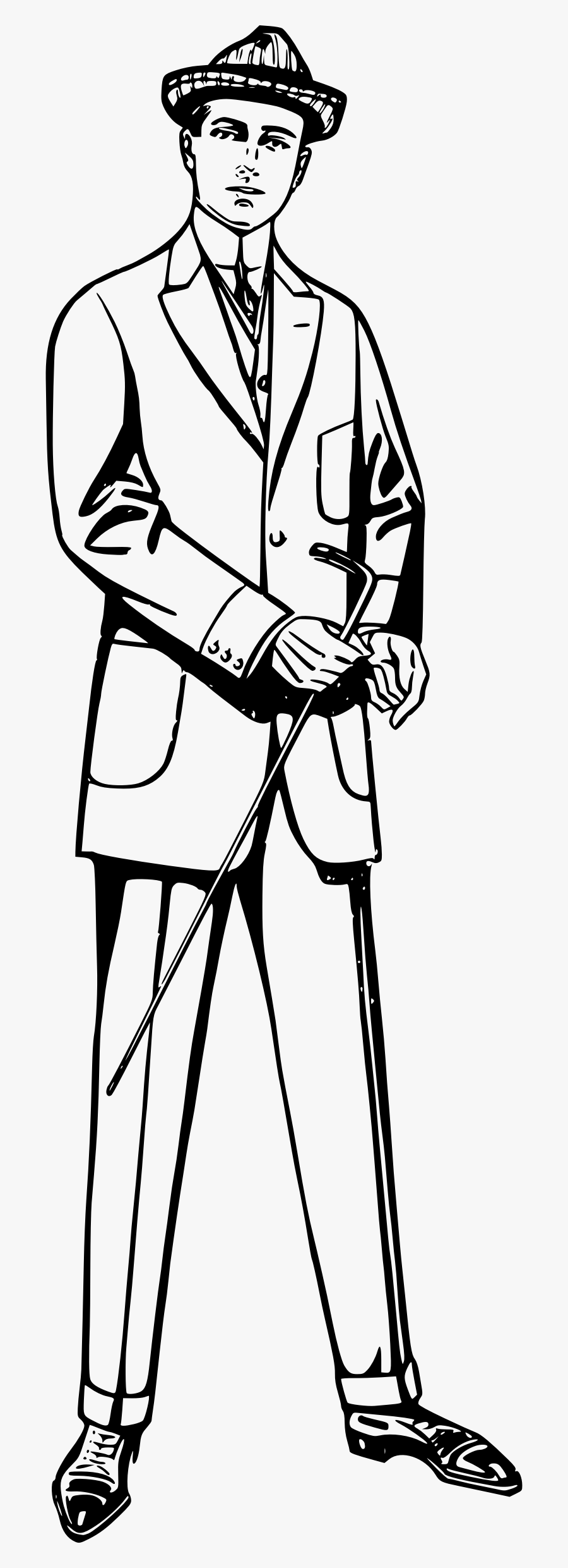 Джентльмен нарисованный