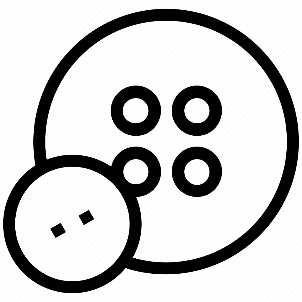 Пуговицы черно белые