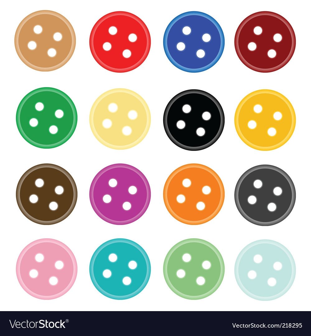 Пуговица силуэт