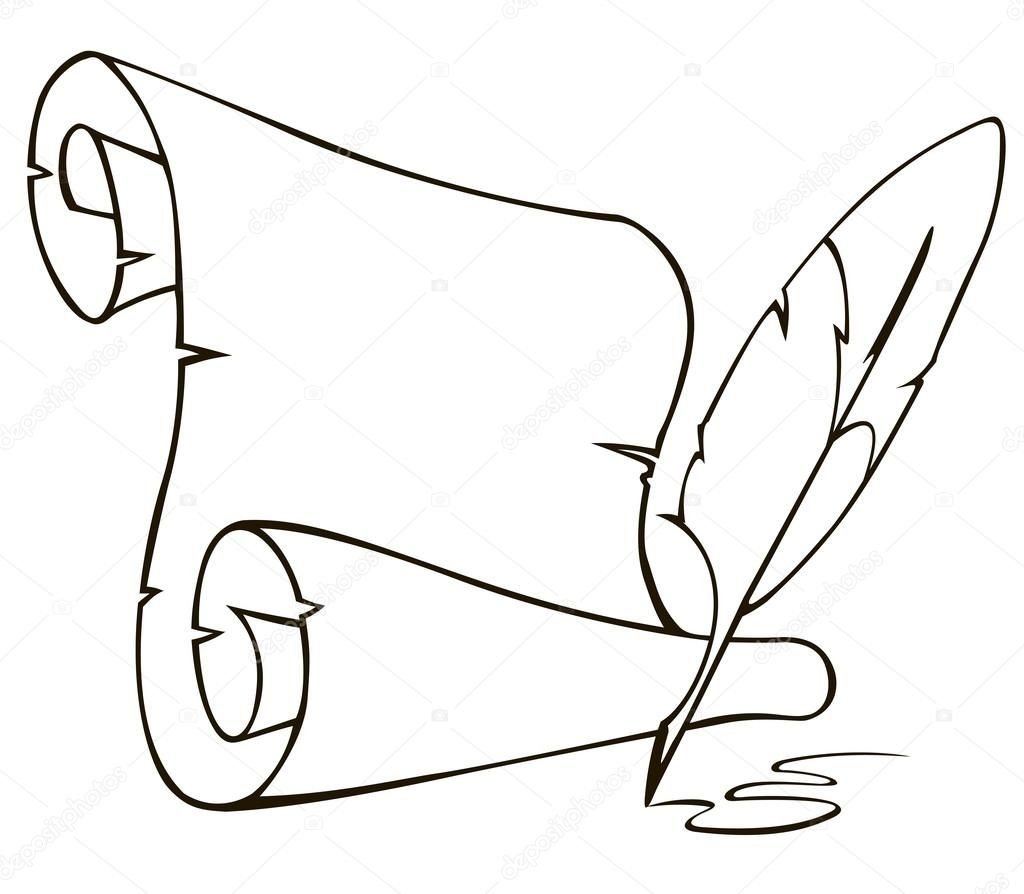 Контур свитка