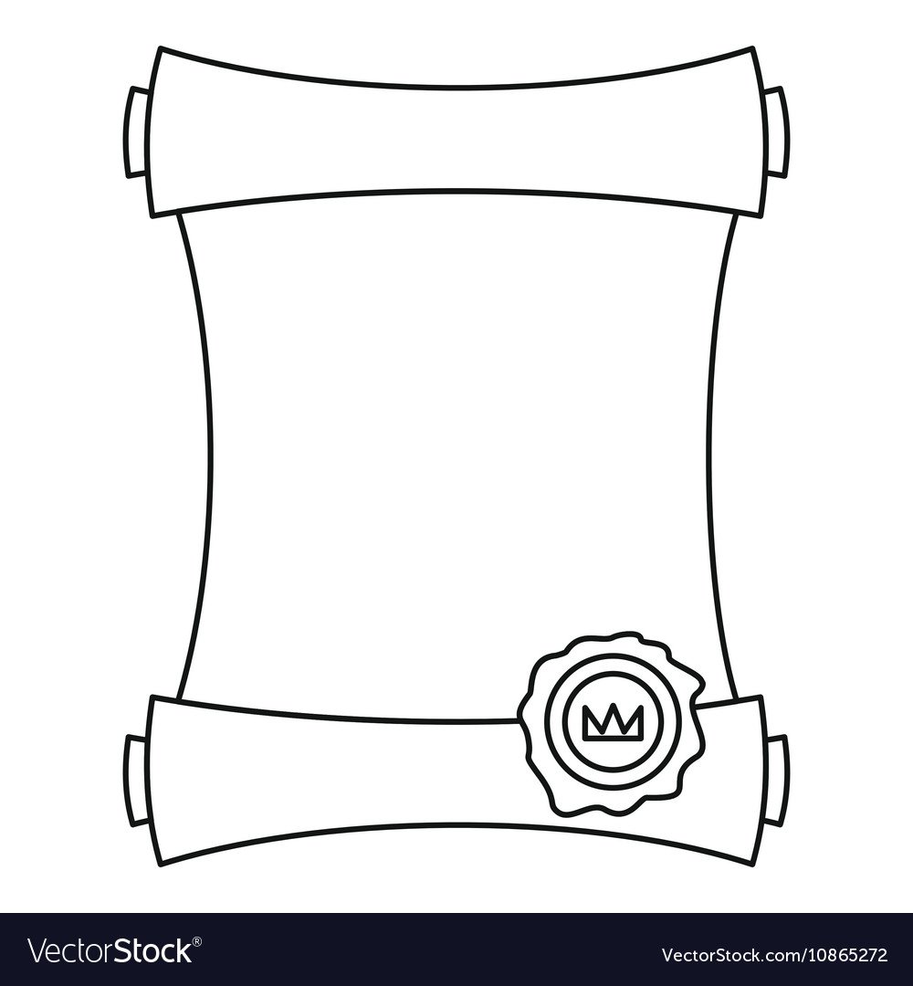 Контур свитка