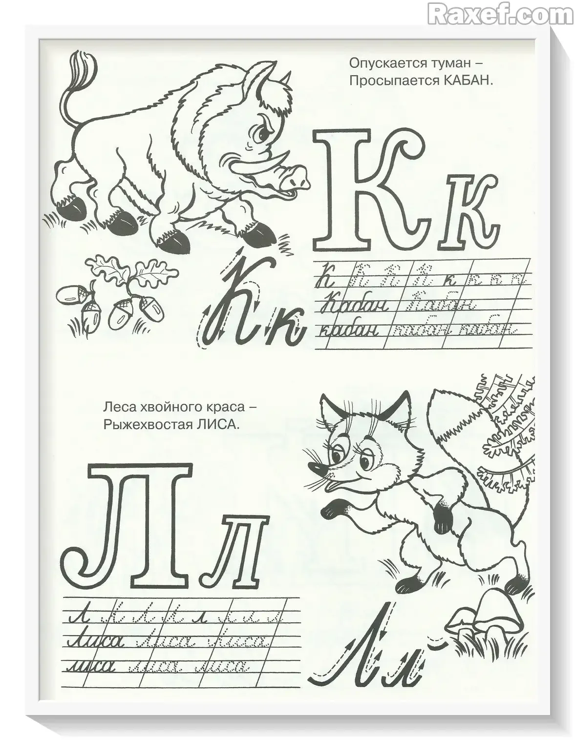 Пропись-раскраска. Азбука