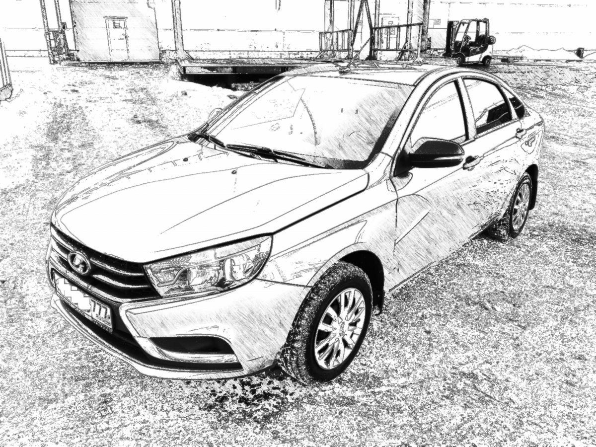 Лада Калина седан чертеж