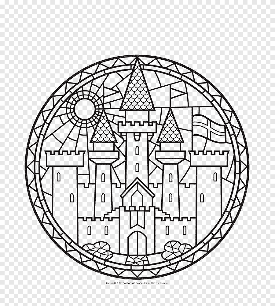 Раскраска Готика в архитектуре