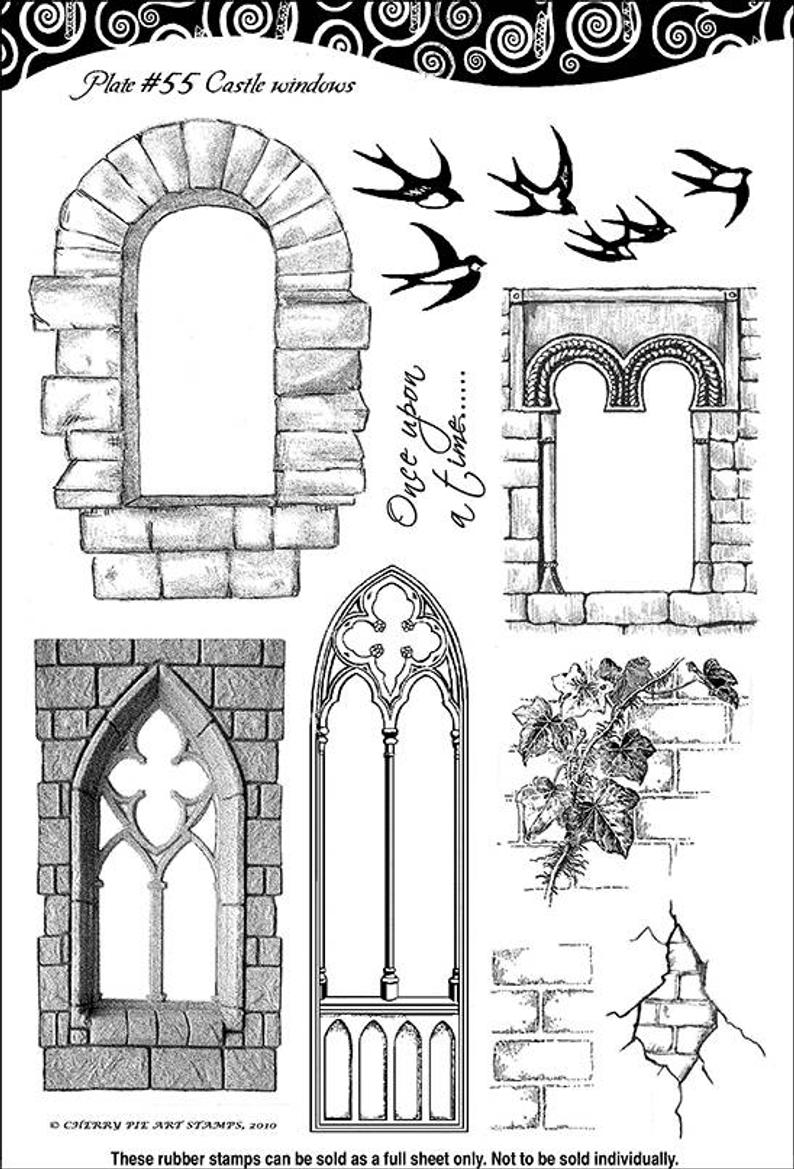 Сказочный замок раскраска