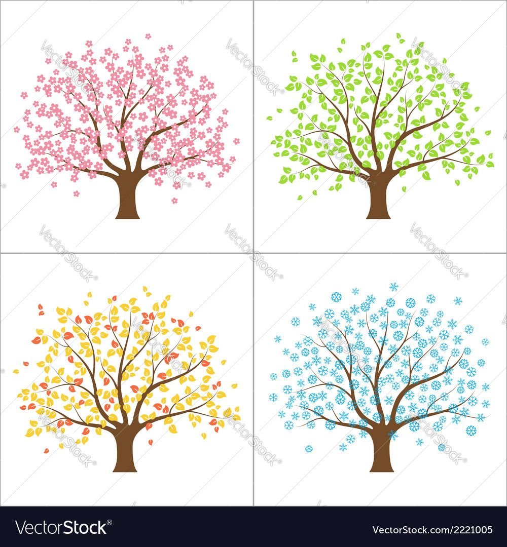 Времена года раскраска для детей