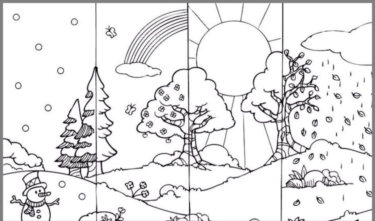 Раскраски для детей на тему Весна
