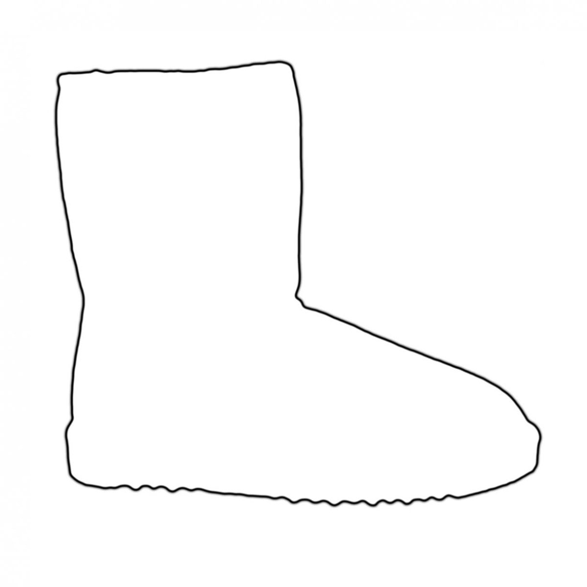 Сапоги в снегу раскрасить