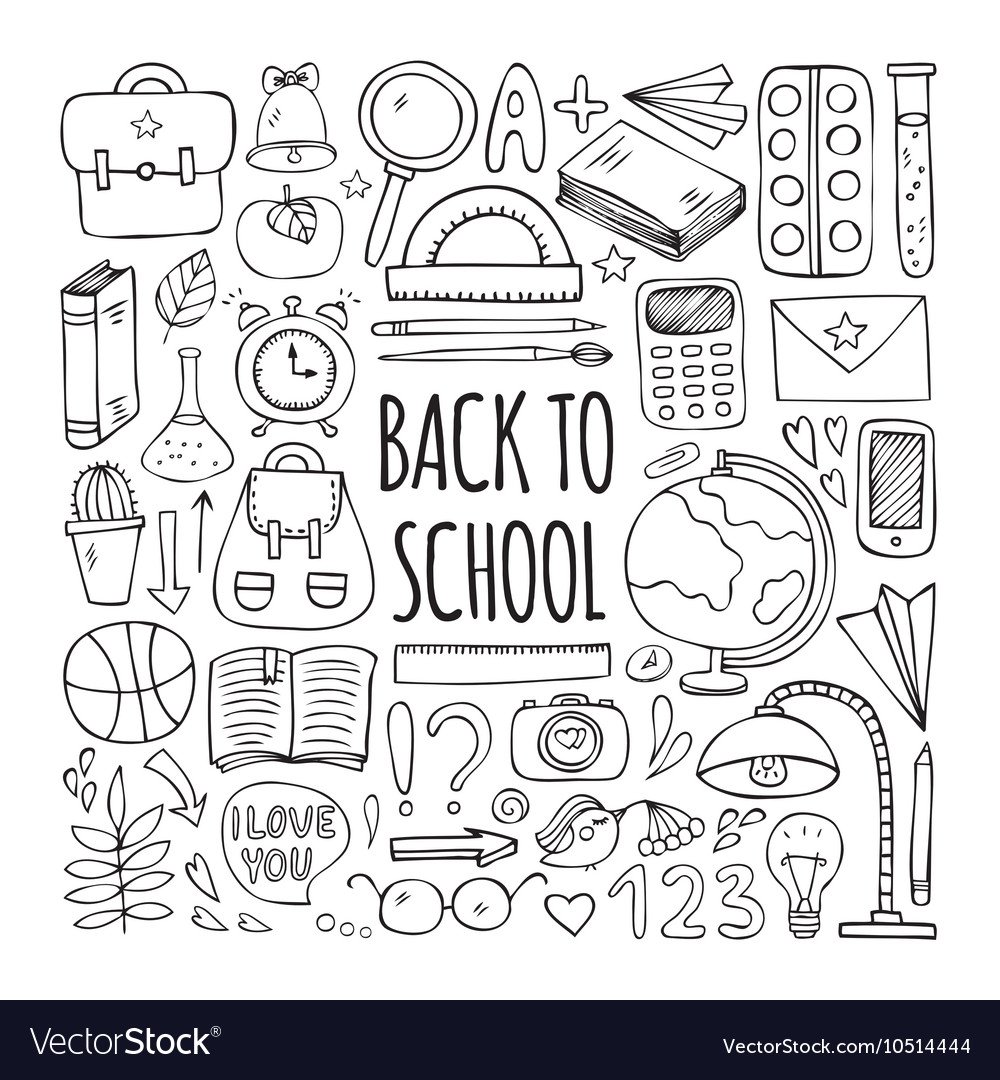 Стикеры для ежедневника черно белые