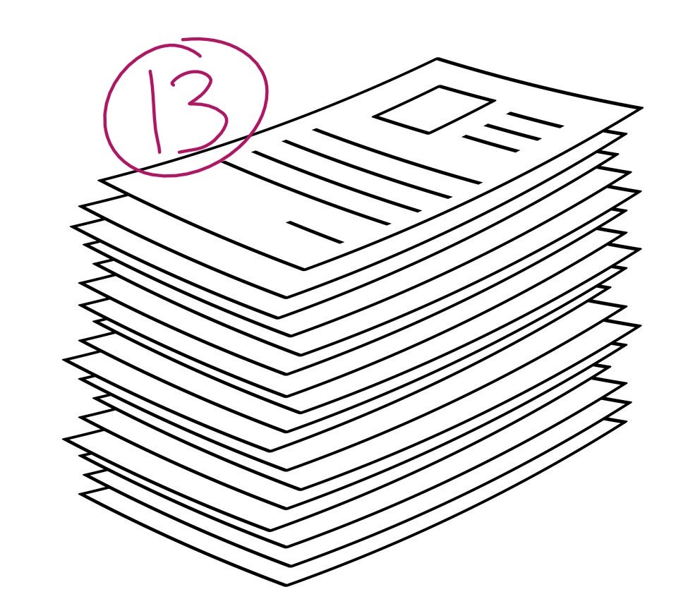 Стопка бумаг