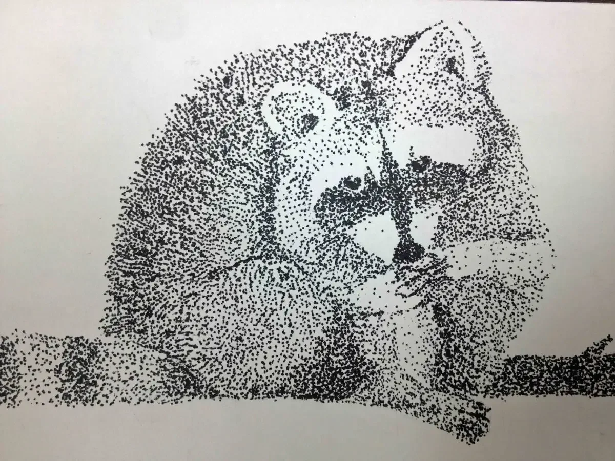 Пуантилизм животные