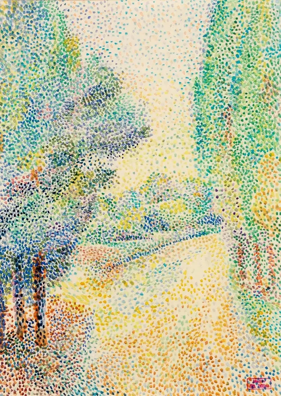 Поль Синьяк пуантилизм акварель